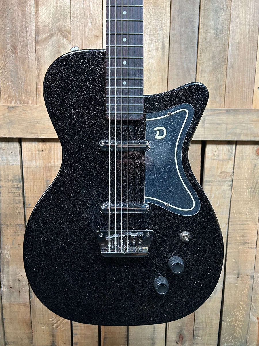 Danelectro Baritone Electric Guitar - Black Metalflake – Maxwell’s 