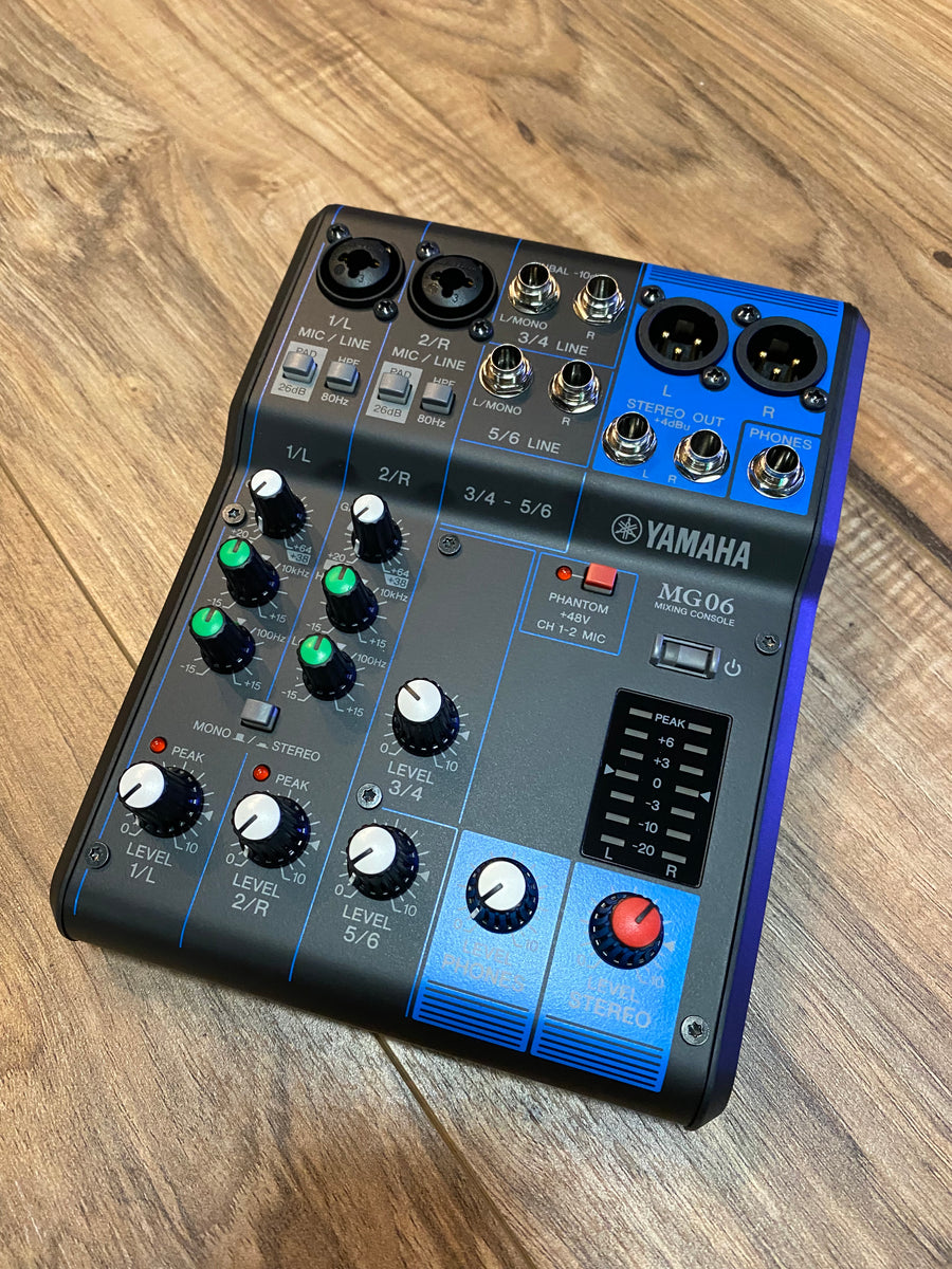 Yamaha MG06 6-channel Analog Mixer – Maxwell's House of Music