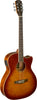 BES-ACE DCB Dark cherryburst acoustic-electric auditorium guitar with solid spruce top, Bessie series J.N Guitars