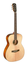 BES-A N Natural-coloured acoustic auditorium guitar with solid spruce top, Bessie series J.N Guitars