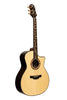 SRP G-27CE Stage premium series 27, cutaway grand auditorium acoustic-electric guitar with solid spruce top Crafter