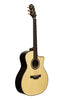 LX G-1000CE High-end LX1000 series, cutaway grand auditorium acoustic-electric, solid Engelmann spruce top Crafter