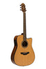 ABLE D630CE N Able series 630, cutaway Dreadnought electric-acoustic guitar with solid cedar top Crafter