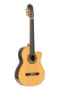 MAZUELO SR-CE Mazuelo serie, electric classical guitar with solid spruce top, with cutaway Angel Lopez