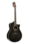 NOBLE TBK Noble series, Small jumbo acoustic-electric guitar with flamed maple top Crafter