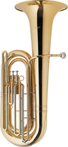 WS-BT235 BBb Tuba, 3 top action valves, w/ABS case on wheels Stagg