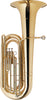 WS-BT235 BBb Tuba, 3 top action valves, w/ABS case on wheels Stagg