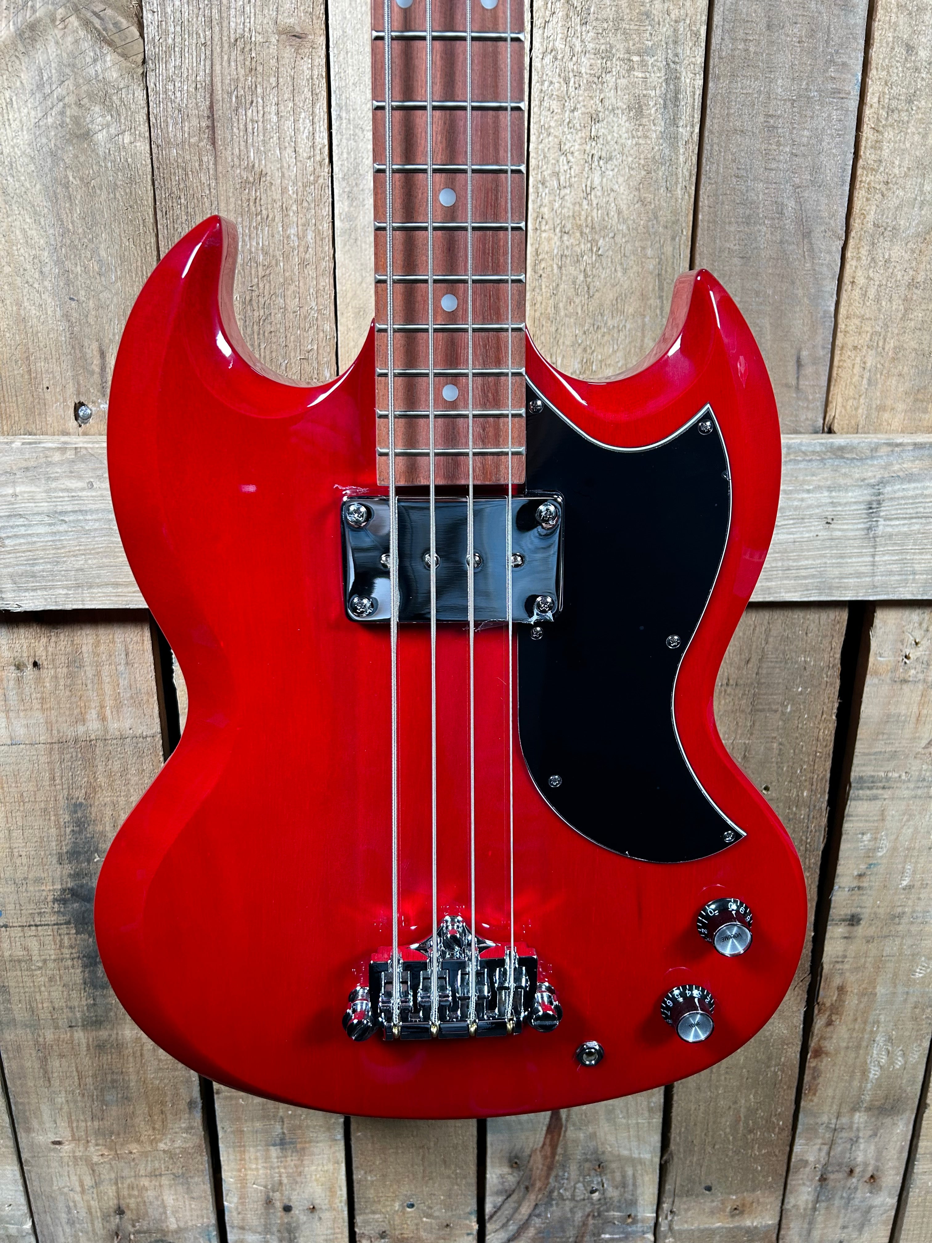 Epiphone SG E1 Electric Bass Guitar Cherry – Maxwell's House of Music