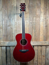 Yamaha FS-TA TransAcoustic Concert Acoustic-electric Guitar - Ruby Red