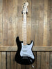 Squier Sonic Stratocaster Electric Guitar - Black with Maple Fingerboard