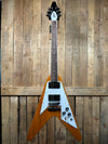 Gibson 70s Flying V Electric Guitar - Antique Natural