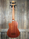 Kala Scout Mahogany Acoustic-Electric U-Bass w/Cutaway-Natural Satin