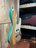 Custom Jazz-Style Bass Guitar-Teal w/Gig Bag (Pre-Owned)