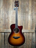 Yamaha FSC-TA TransAcoustic Concert Acoustic-Electric Guitar - Brown Sunburst