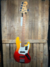 Fender Player Plus Active Jazz Bass V - Tequila Sunrise w/ Pau Ferro Fingerboard