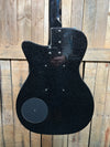 Danelectro Baritone Electric Guitar - Black Metalflake