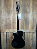 Danelectro Baritone Electric Guitar - Black Metalflake