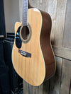 Johnson Left-Handed Acoustic Guitar-Natural (Pre-Owned)