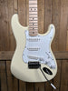 Squier Affinity Series Stratocaster Electric Guitar - Olympic White with Maple Fingerboard