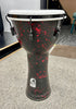 Toca Djembe 12"  Drum-Red and Black (Pre-Owned)