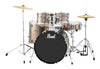 Pearl Roadshow Complete 5-pc. Drum Set w/Hardware and Cymbals LIME GREEN SPARKLER RS525SC/C716