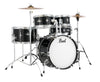 Pearl Roadshow Jr. 5-pc. Drum Set w/Hardware and Cymbals JET BLACK RSJ465C/C31