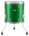 Pearl Music City Custom Reference Pure Series 14"x14" Floor Tom GREEN GLASS RFP1414F/C446