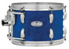 Pearl Music City Custom Masters Maple Reserve 24"x14" Bass Drum w/BB3 Mount, #721 Blue Satin Moire  BLUE SATIN MOIRE MRV2414BB/C721