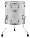 Pearl Music City Custom 14"x12" Reference Pure Series Floor Tom WHITE SATIN MOIRE RFP1412F/C722