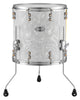 Pearl Music City Custom 14"x12" Reference Pure Series Floor Tom WHITE SATIN MOIRE RFP1412F/C722