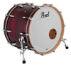 Pearl Masters Maple 22"x16" Bass Drum - Custom RED OYSTER SWIRL MM6C2216BX/C856